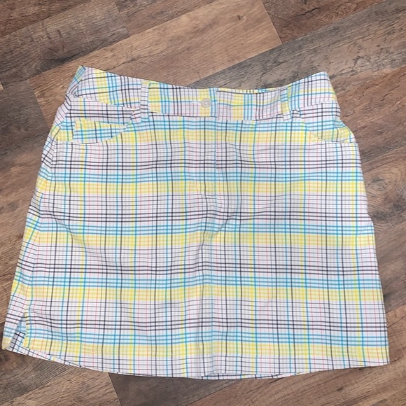 Slazenger bright plaid golf skort size 4 - Picture 1 of 4